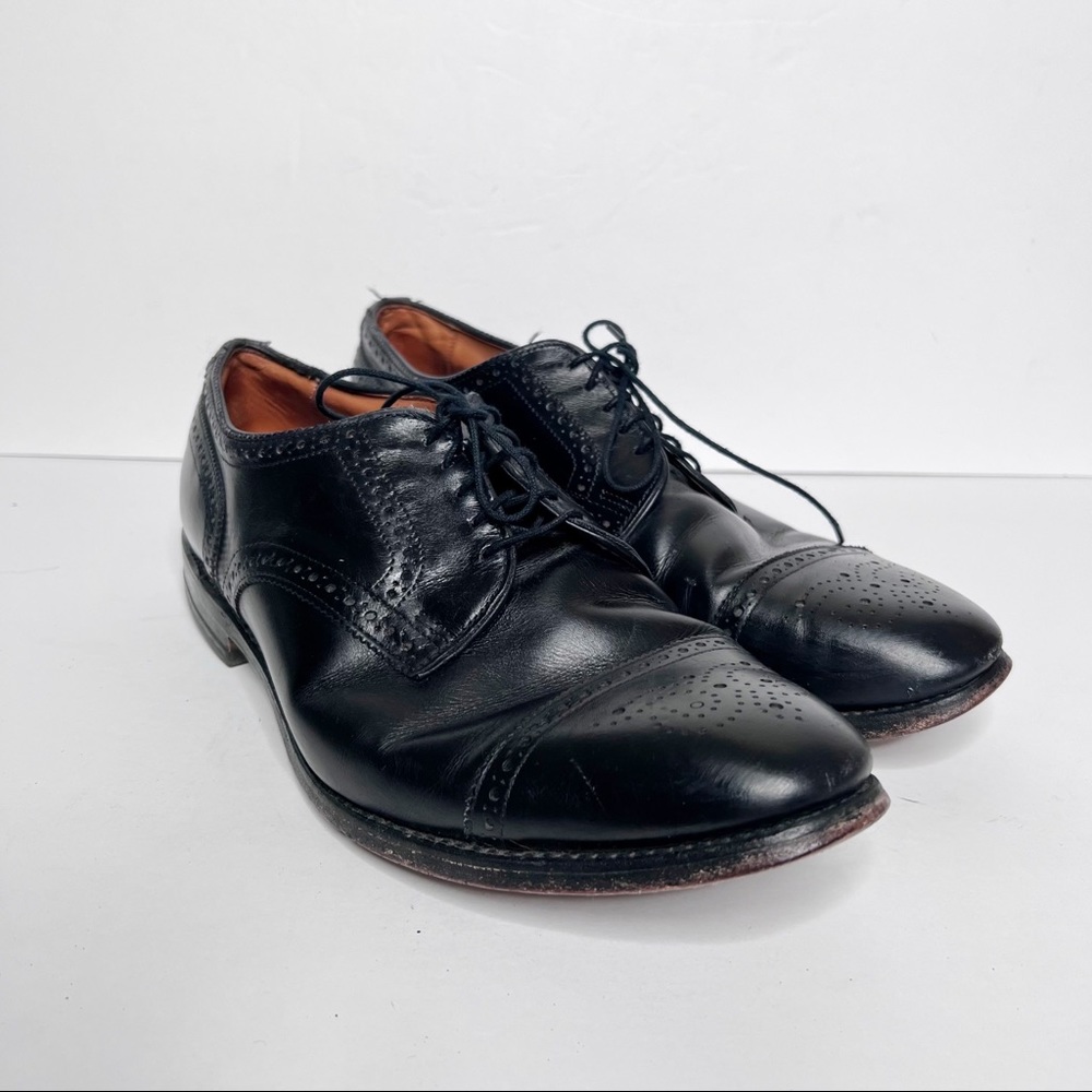Allen Edmonds Black Leather Oxfords